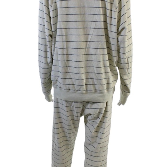 THE GREAT. Soft velour Striped Lounge Set.  M/2 - Picture 4 of 8